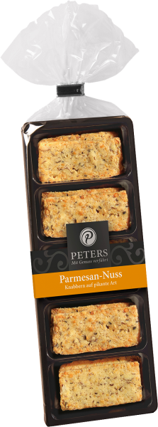 Käsegebäck Parmesan-Nuss Confiserie Peters
