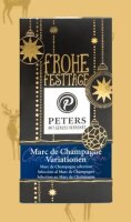 Frohe Festtage Marc de Champagne Trüffel 100g