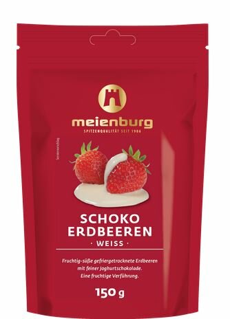 Schoko Erdbeeren weiss, Meienburg