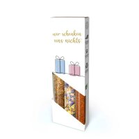 Wir schenken uns nichts - 3er Vitro, Naturmanufaktur Rinama