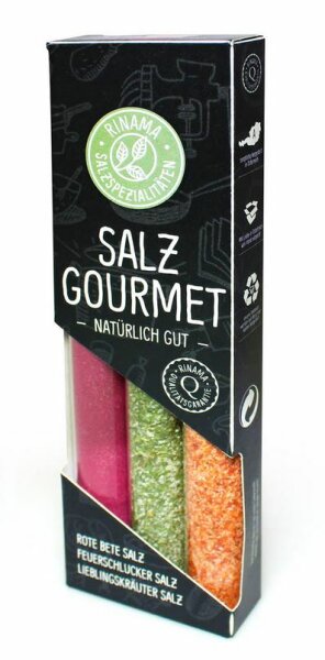 Salz Gourmet - 3er Vitro, Naturmanufaktur Rinama