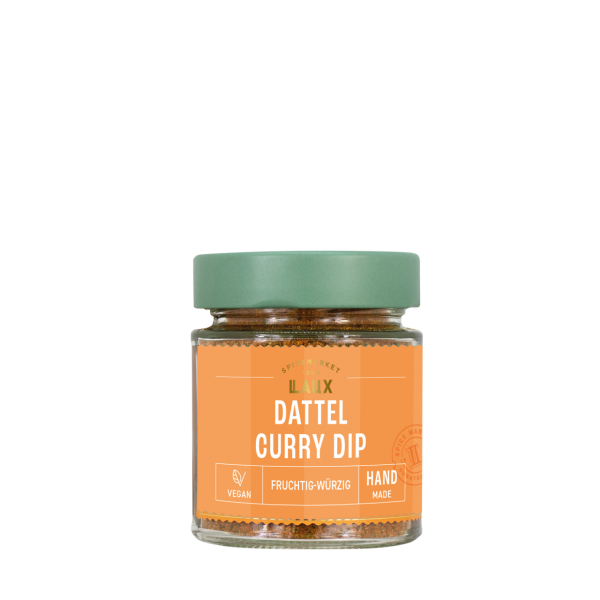 Dattel Curry Dip Gewürzzubereitung 90g Glas