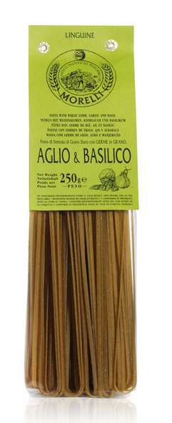 Morelli Linguine Aglio & Basilico - mit Knoblauch und Basilikum